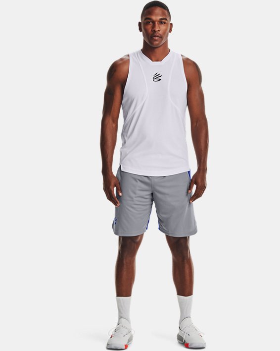Men's Curry UNDRTD Splash Shorts, Gray, pdpMainDesktop image number 2